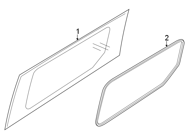 Diagram Side loading door. Glass & hardware. for your 1997 Ford F-350 7.3L Power-Stroke V8 DIESEL M/T 4WD Base Cab & Chassis Fleetside 