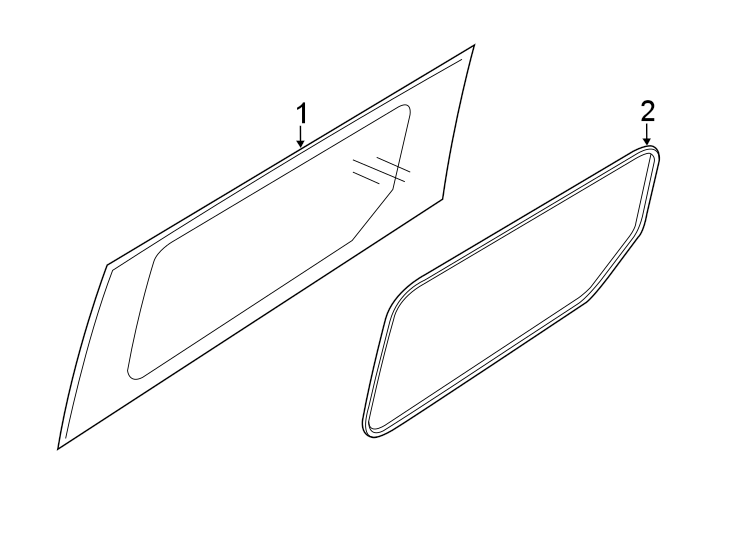 Diagram SIDE LOADING DOOR. GLASS & HARDWARE. for your 1997 Ford F-350 7.3L Power-Stroke V8 DIESEL M/T 4WD Base Cab & Chassis Fleetside 