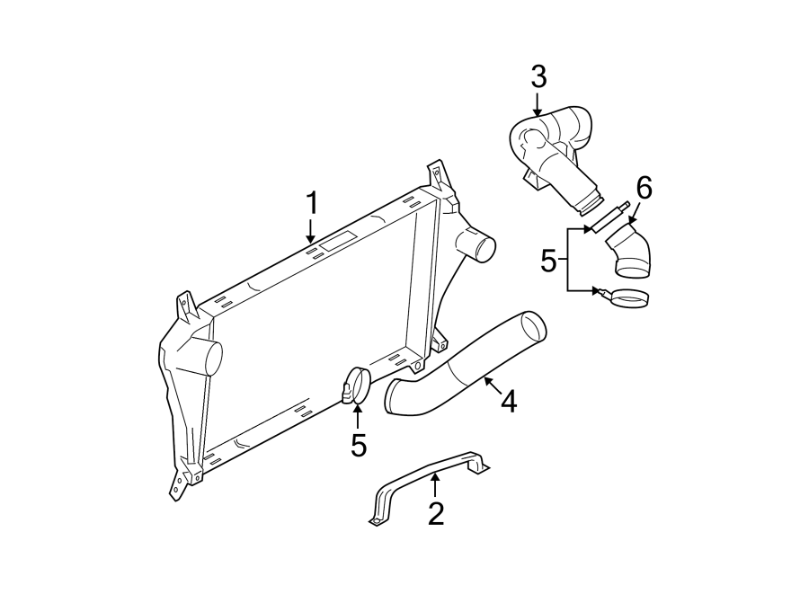 Diagram INTERCOOLER. for your 2011 Ford Mustang   