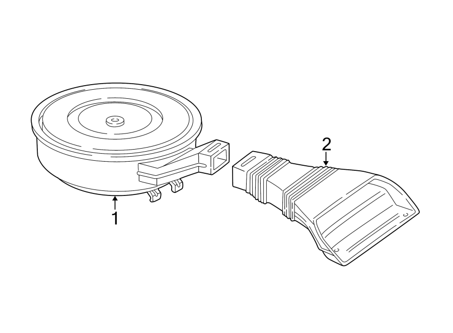 Diagram AIR INLET. for your Ford E-350 Econoline Club Wagon  