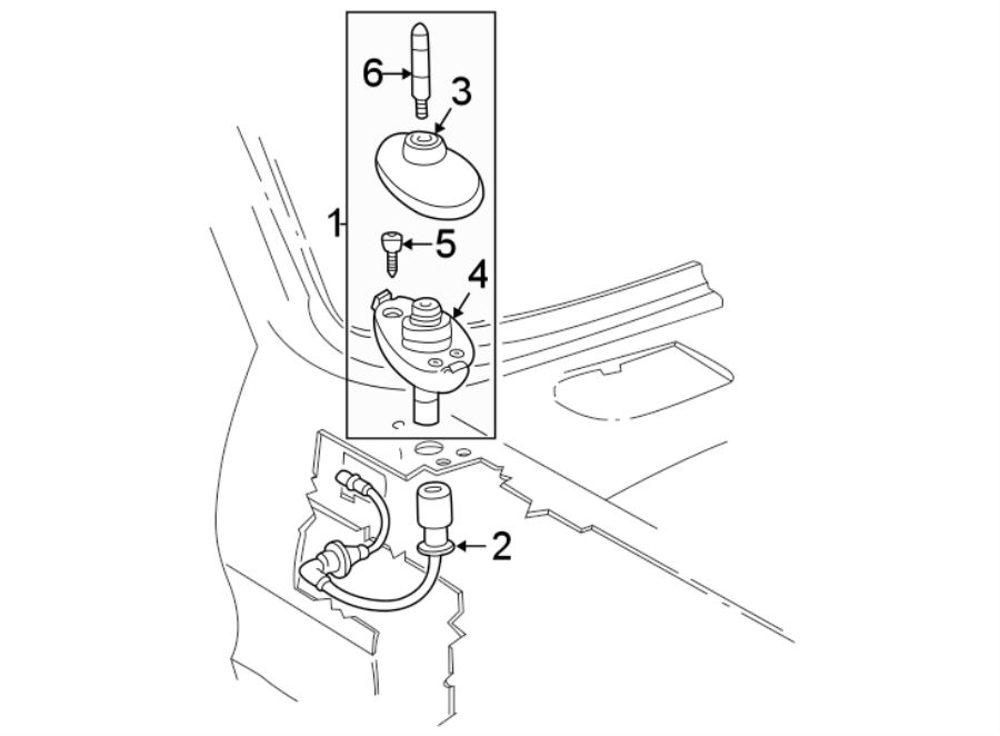 Diagram Antenna. Daytime running lamp components. Horn. for your 2010 Ford F-150  XLT Crew Cab Pickup Fleetside 