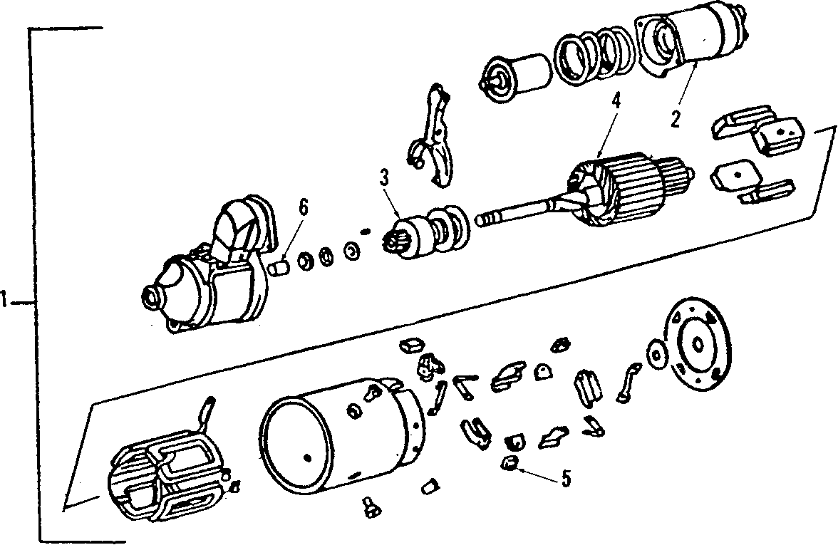 Diagram STARTER. for your Chevrolet G20   