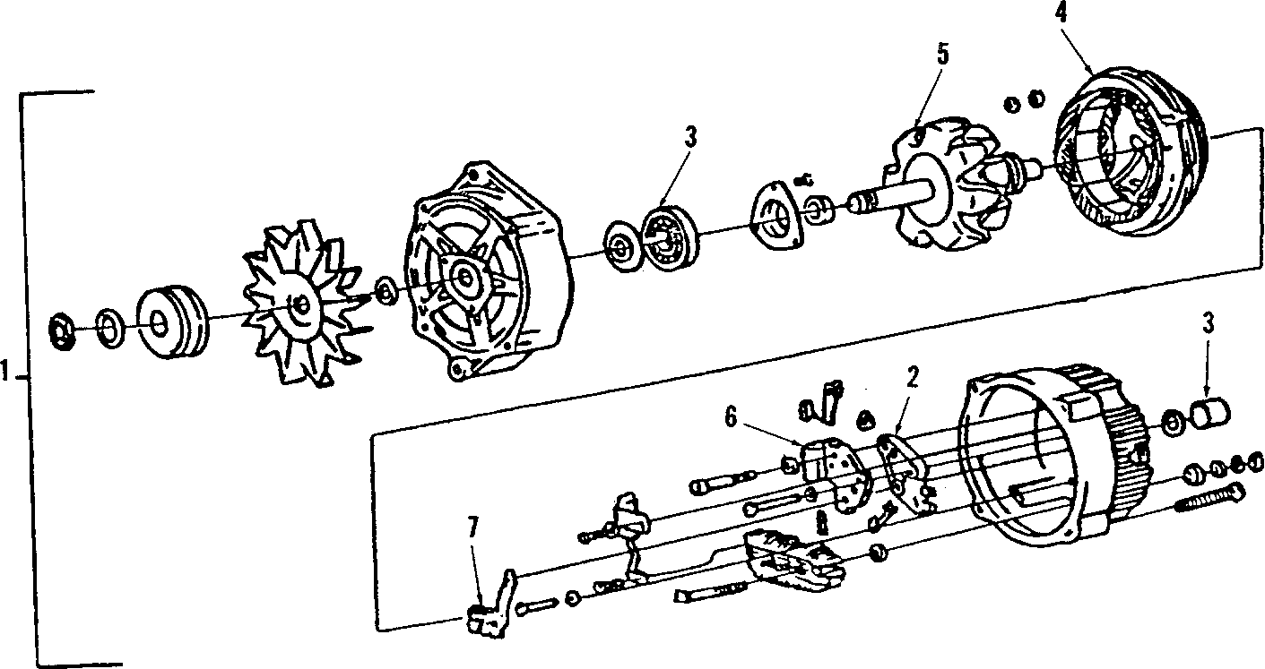 Diagram ALTERNATOR. for your 2023 Cadillac XT5 Livery Hearse  