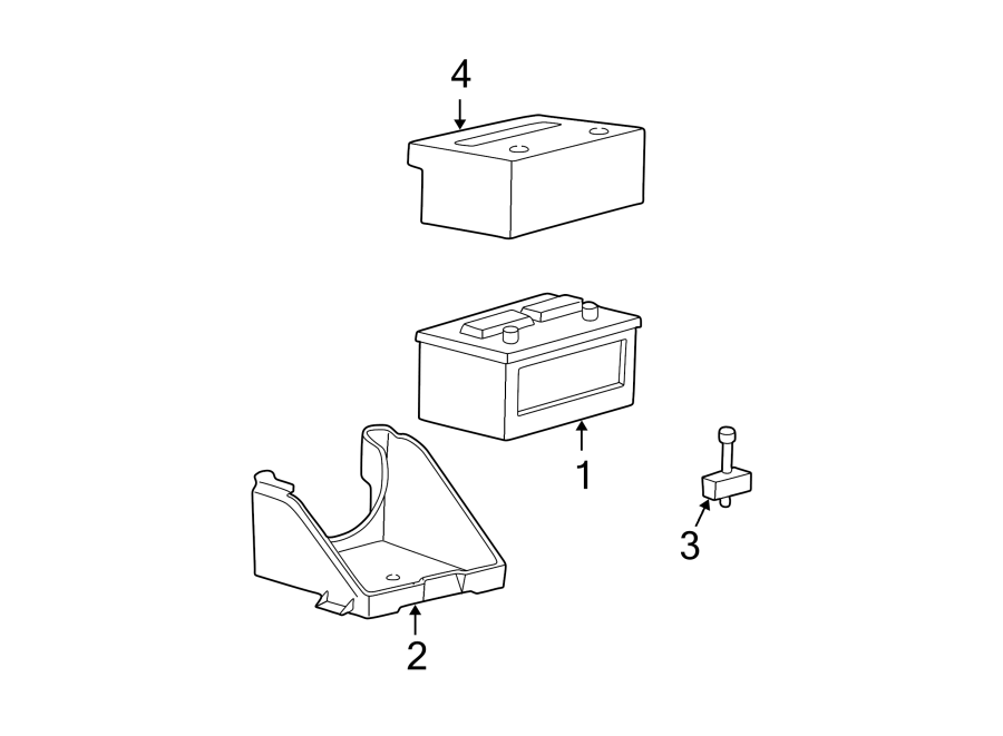 Diagram BATTERY. for your 2022 Ford Expedition   