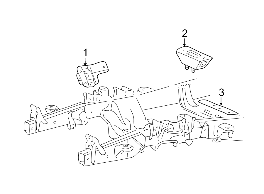 ENGINE & TRANS MOUNTING. Diagram