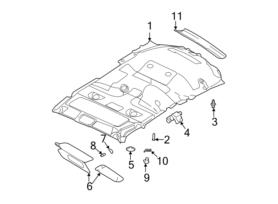 Diagram INTERIOR TRIM. for your 2009 Ford F-150   