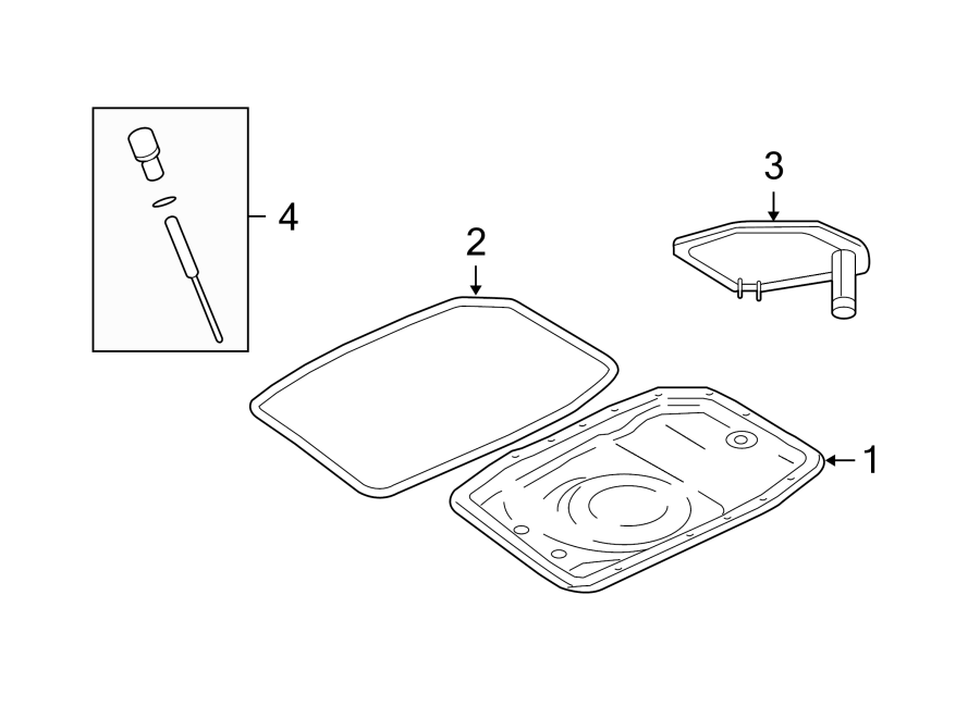 Diagram TRANSMISSION COMPONENTS. for your 2014 Lincoln MKZ Base Sedan  