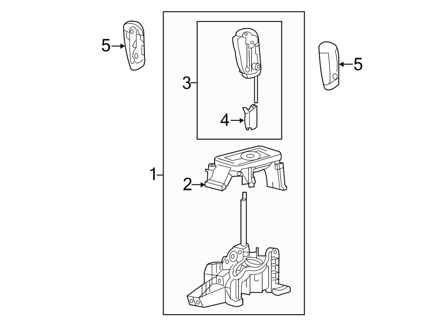 Diagram CENTER CONSOLE. for your 2012 Ford Escape   