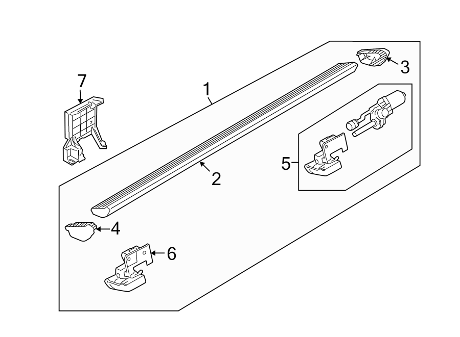 Diagram PILLARS. ROCKER & FLOOR. RUNNING BOARD. for your 2003 Lincoln Navigator   