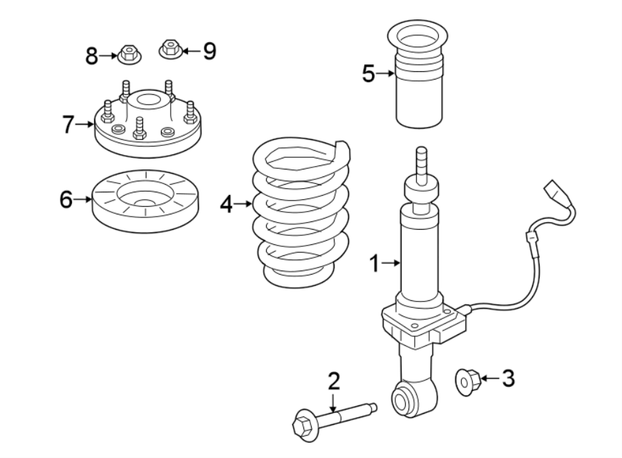 Diagram REAR SUSPENSION. SHOCKS & COMPONENTS. for your 2010 Ford F-150  Lariat Crew Cab Pickup Fleetside 