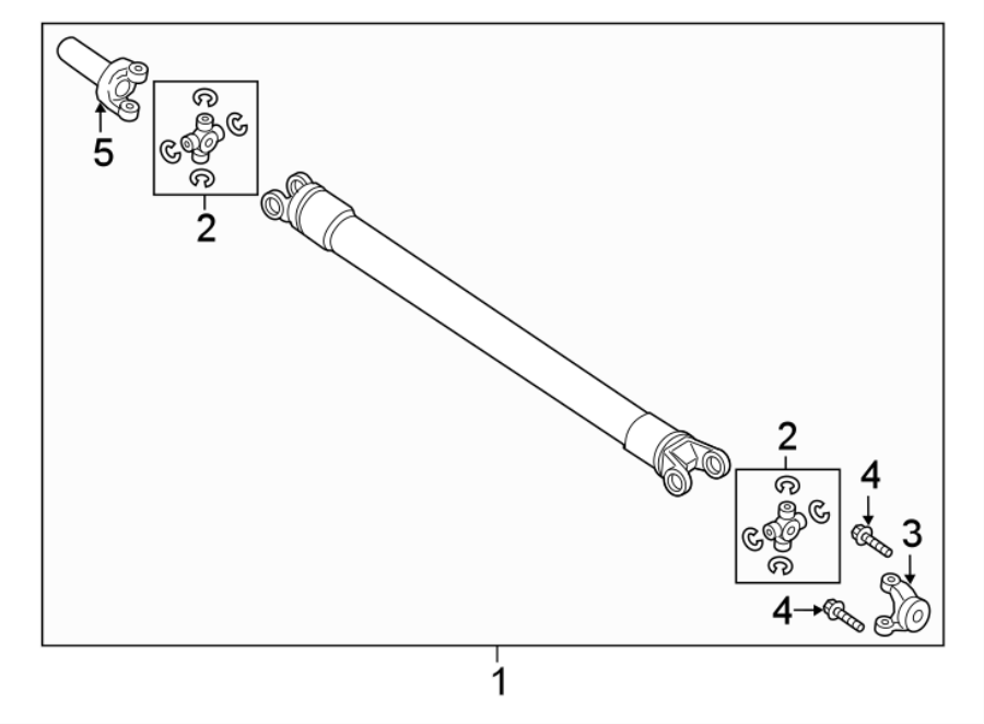 Diagram REAR SUSPENSION. DRIVE SHAFT. for your 2017 Lincoln MKZ Premiere Sedan  