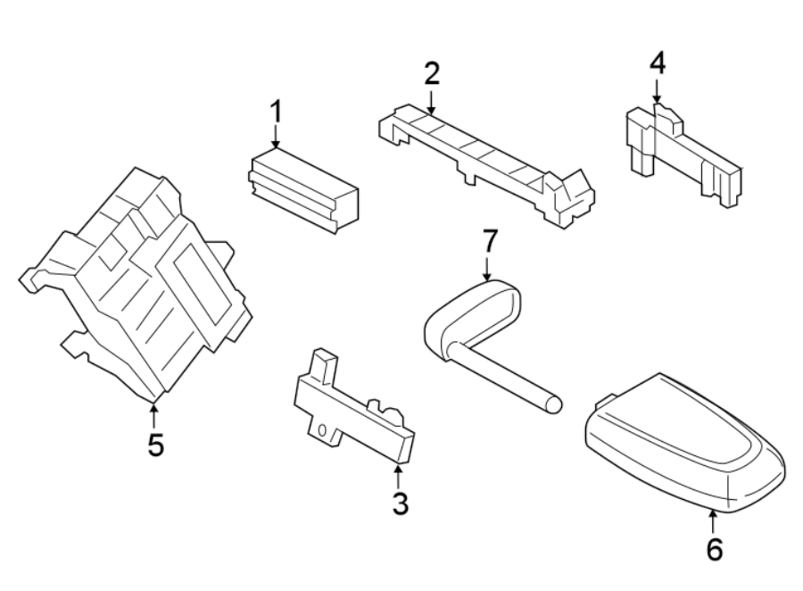 Diagram KEYLESS ENTRY COMPONENTS. for your 1985 Ford Bronco   