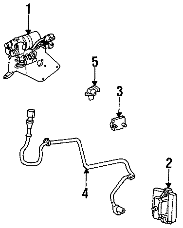 Diagram ELECTRICAL. ABS COMPONENTS. for your Ford E-450 Super Duty  