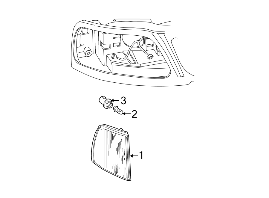 FRONT LAMPS. PARK LAMPS. Diagram