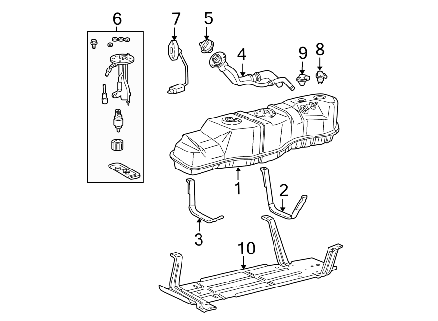 FUEL SYSTEM COMPONENTS. Diagram