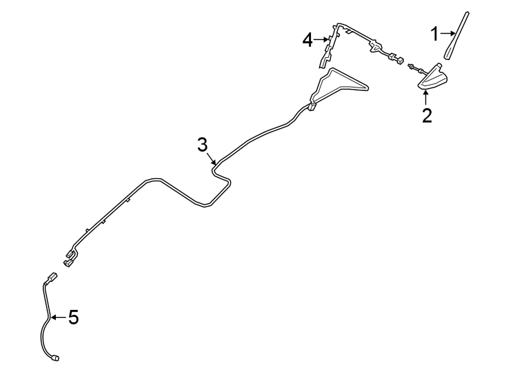 Diagram ANTENNA. for your Ford Ranger  