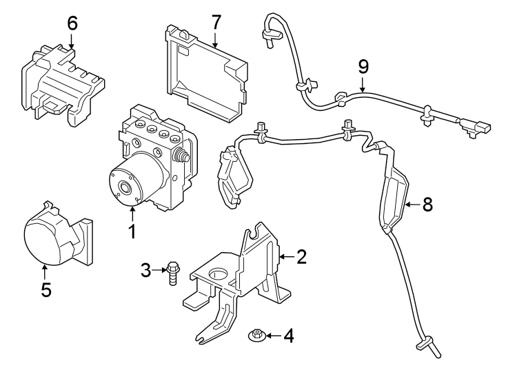 Diagram Electrical. Abs components. for your Lincoln MKZ  