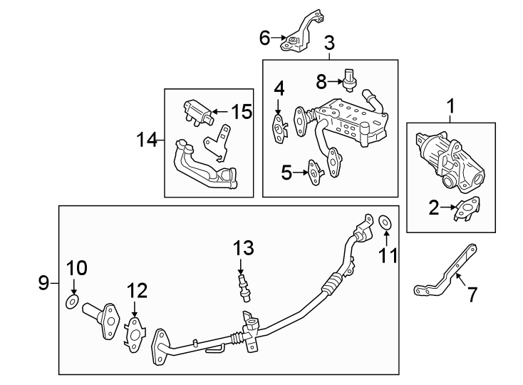 Diagram EMISSION SYSTEM. EGR SYSTEM. for your Ford Ranger  