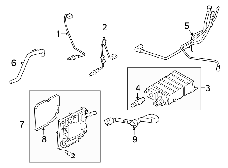 Ford Ranger Hose. Vent. Evaporative Emissions System LB5Z6A664B