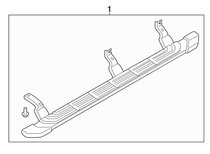 Diagram RUNNING BOARD. for your 2019 Ford Expedition   