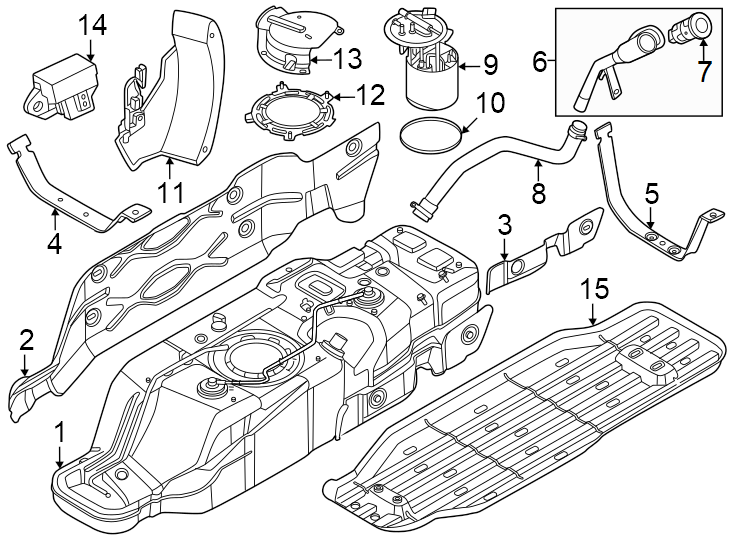 Diagram 2. 7 liter. Front. Inner. Outer. Rear. W/O skid plate. W/SKID plate. for your 2002 Ford Explorer  Postal Stripped Chassis 