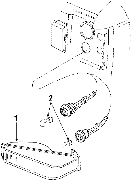 FRONT LAMPS. PARK LAMPS. Diagram