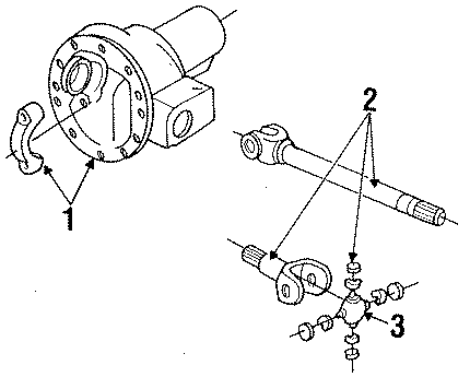 Diagram FRONT SUSPENSION. CARRIER & FRONT AXLES. for your 2008 Ford F-150 4.6L Triton V8 A/T RWD THE 60TH ANNIVERSARY EDITION Standard Cab Pickup Stepside 