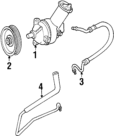 Diagram STEERING GEAR & LINKAGE. PUMP & HOSES. for your Ford Ranger  