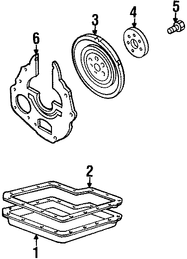 Diagram TRANSMISSION COMPONENTS. for your 2015 Lincoln MKZ Black Label Sedan  