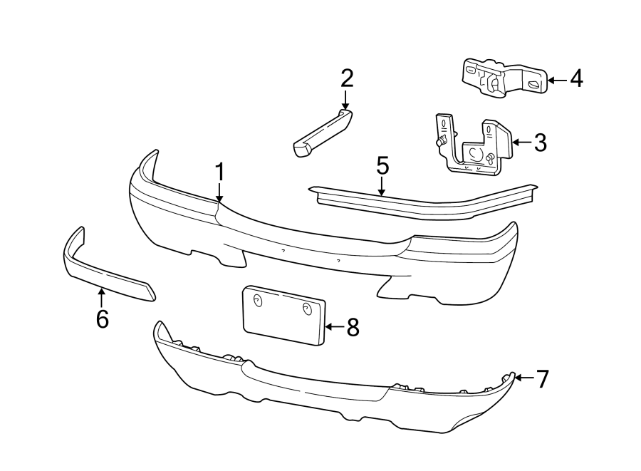 Diagram FRONT BUMPER. BUMPER & COMPONENTS. for your 2016 Ford F-150 3.5L Duratec V6 FLEX A/T RWD XLT Crew Cab Pickup Fleetside 