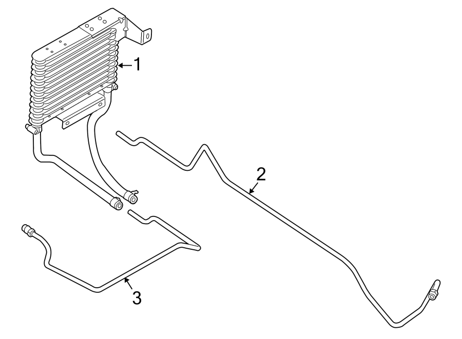 Diagram TRANS OIL COOLER. for your 2016 Ford Special Service Police Sedan   