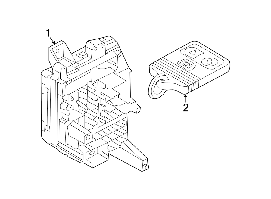 Diagram ALARM SYSTEM. for your 2019 Ford F-150 3.5L EcoBoost V6 A/T RWD Lariat Extended Cab Pickup Fleetside 
