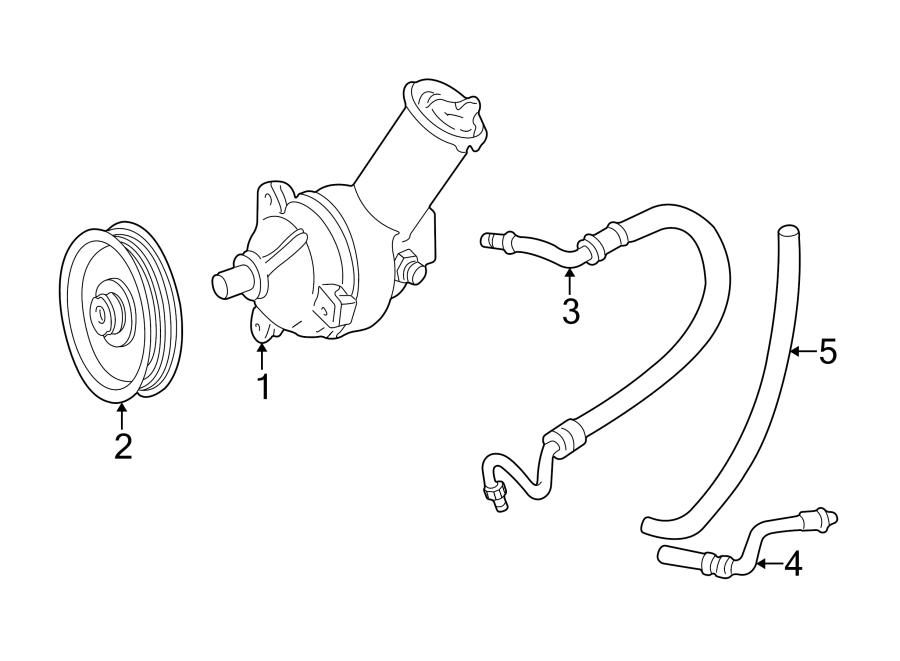 Diagram STEERING GEAR & LINKAGE. PUMP & HOSES. for your Ford Ranger  