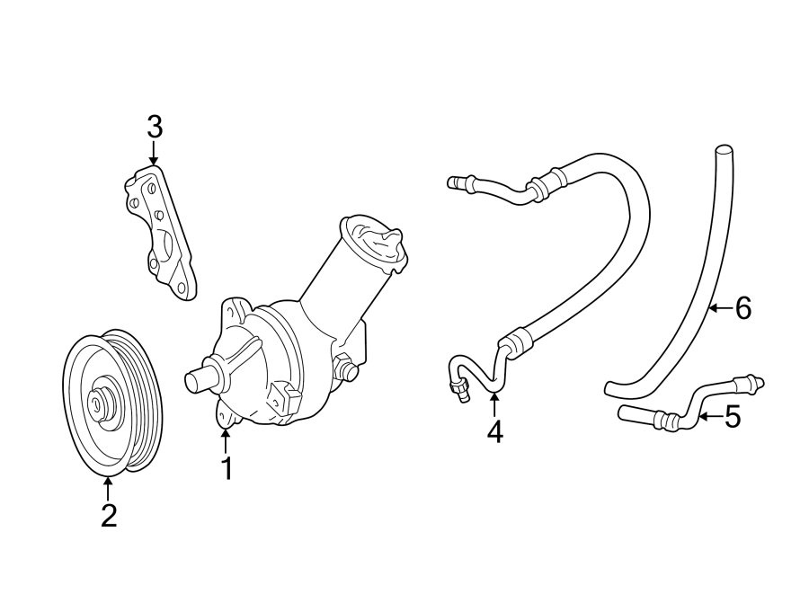 Diagram STEERING GEAR & LINKAGE. PUMP & HOSES. for your 1999 Ford Ranger   