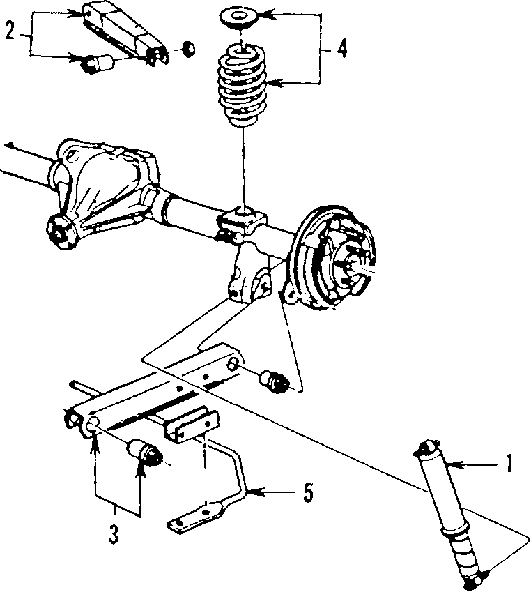 Diagram REAR SUSPENSION. LOWER CONTROL ARM. STABILIZER BAR. SUSPENSION COMPONENTS. UPPER CONTROL ARM. for your 2018 GMC Sierra 2500 HD 6.6L Duramax V8 DIESEL A/T RWD SLT Extended Cab Pickup Fleetside 