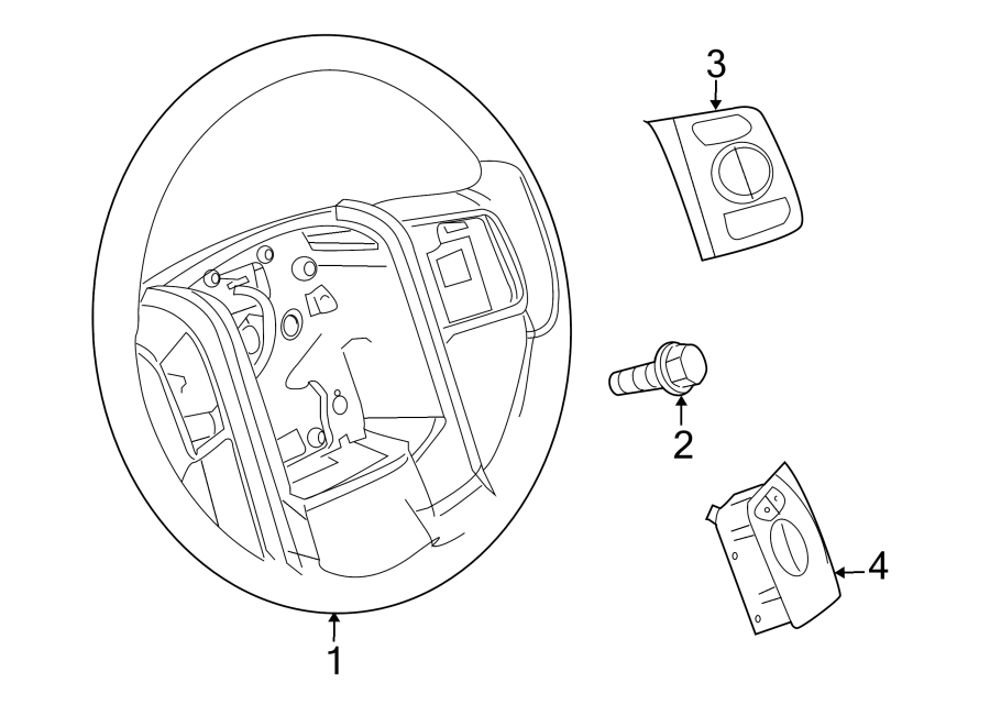 Diagram STEERING WHEEL & TRIM. for your 2012 Lincoln MKZ   