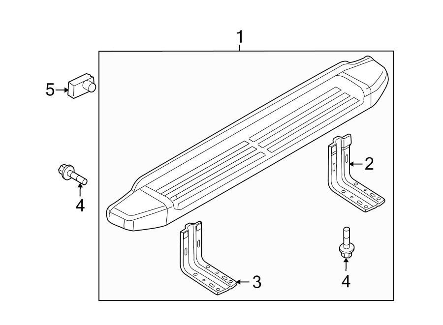 Diagram RUNNING BOARD. for your 1998 Lincoln Navigator   