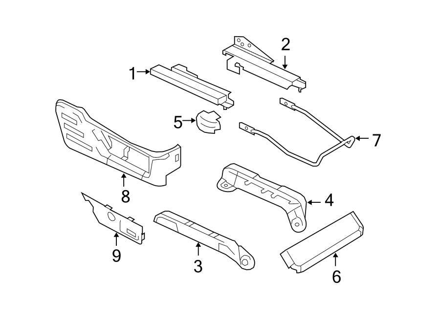 Diagram SEATS & TRACKS. TRACKS & COMPONENTS. for your 2003 Ford Expedition   