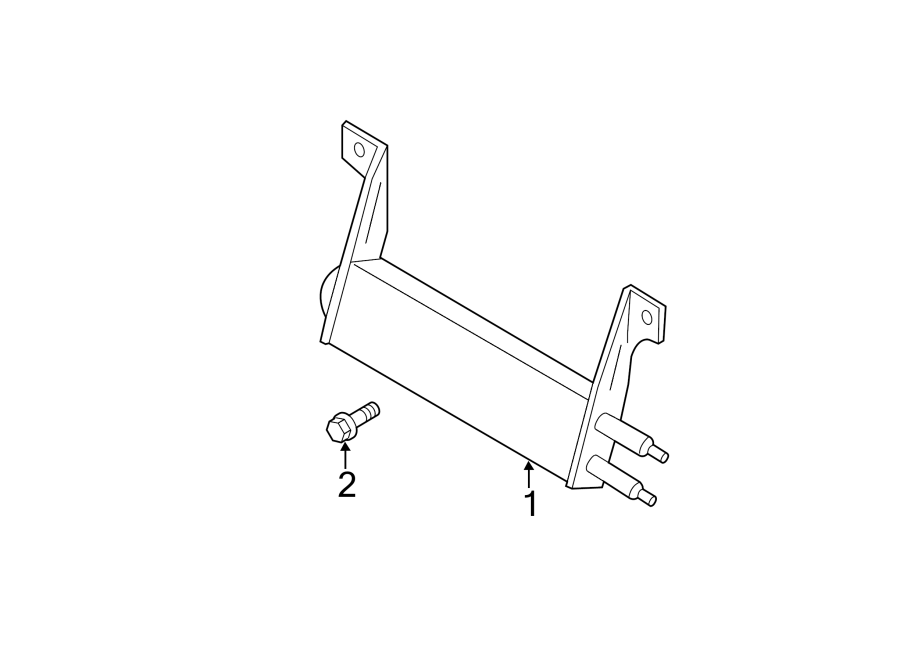 Diagram POWER STEERING OIL COOLER. for your 2021 Lincoln Navigator   