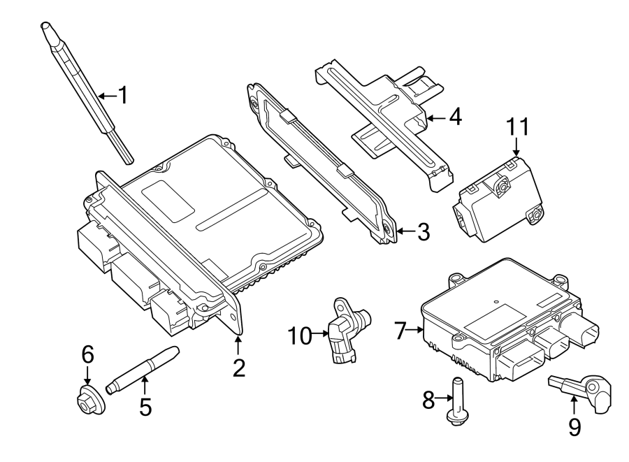 Diagram IGNITION SYSTEM. for your 2019 Ford F-250 Super Duty   