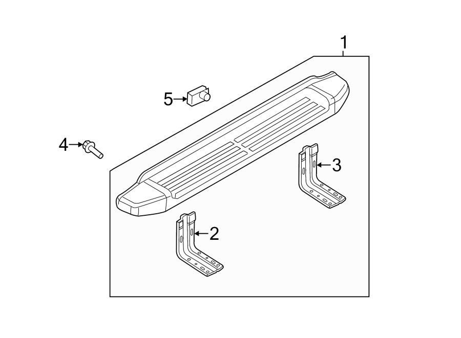 Diagram RUNNING BOARD. for your 2019 Ford SSV Plug-In Hybrid   