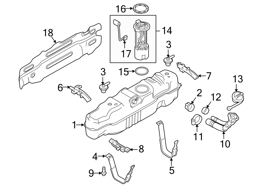 Diagram Steering gear & linkage. Fuel system components. for your 2007 Ford F-350 Super Duty   