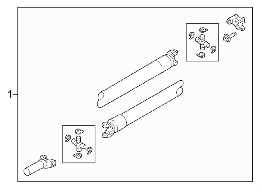 REAR SUSPENSION. DRIVE SHAFT. Diagram