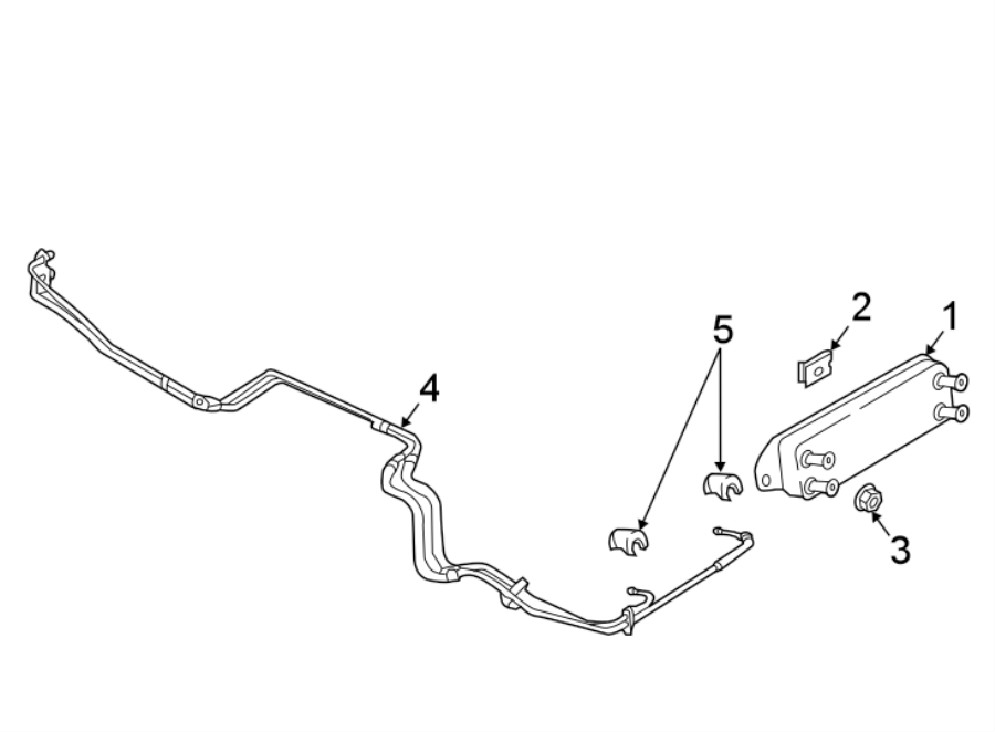 Diagram TRANS OIL COOLER. for your 2015 Lincoln MKZ Base Sedan 3.7L Duratec V6 A/T AWD 