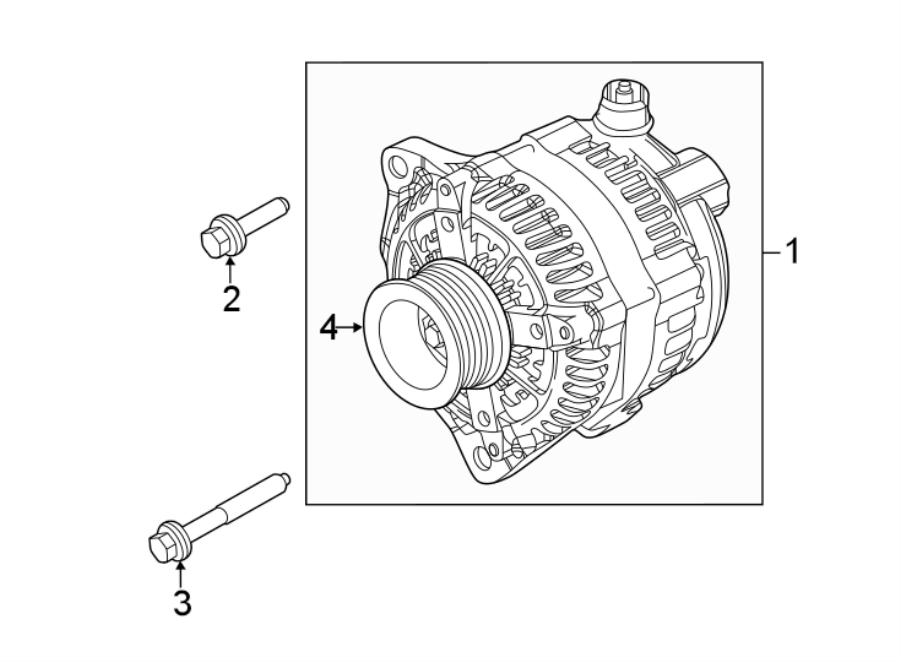 Diagram 6. 7 liter W/O dual alternators. for your Ford F-350 Super Duty  