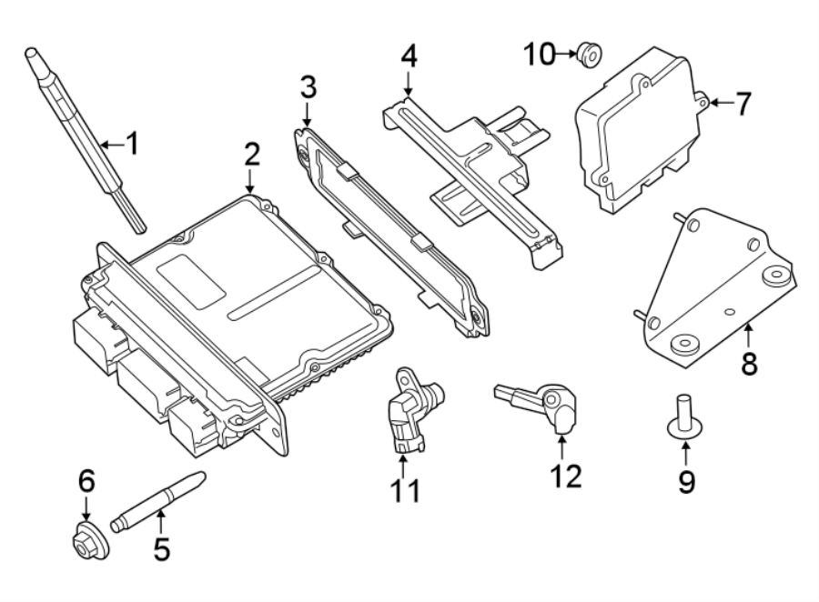 Diagram IGNITION SYSTEM. for your 2017 Ford F-150 5.0L V8 FLEX A/T RWD Lariat Crew Cab Pickup Fleetside 