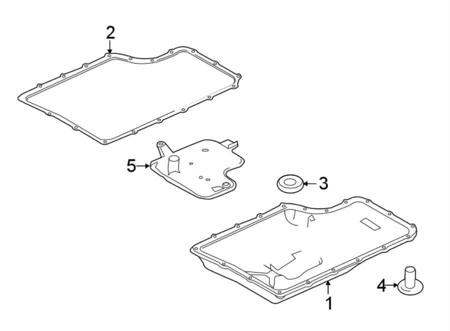 Diagram TRANSMISSION COMPONENTS. for your 2019 Ford F-150 3.3L Duratec V6 FLEX A/T RWD XL Crew Cab Pickup Fleetside 