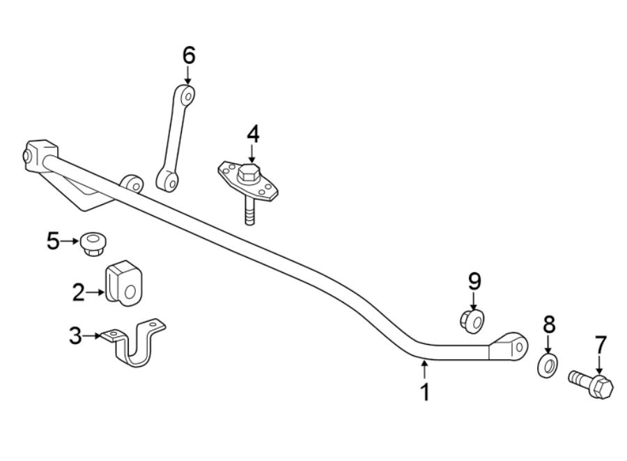 Diagram FRONT SUSPENSION. STABILIZER BAR & COMPONENTS. for your 2020 Ford F-150  Raptor Extended Cab Pickup Fleetside 