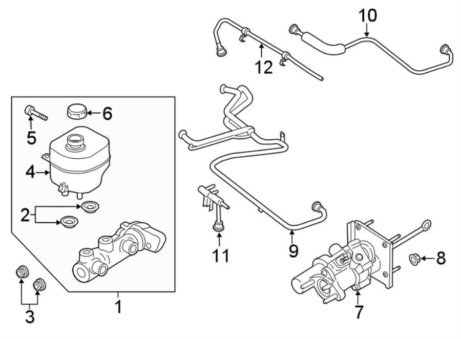 Ford F 350 Super Duty Rod Reservoir Master Cylinder Brake Hc3z2462a Havre Ford Havre Mt 