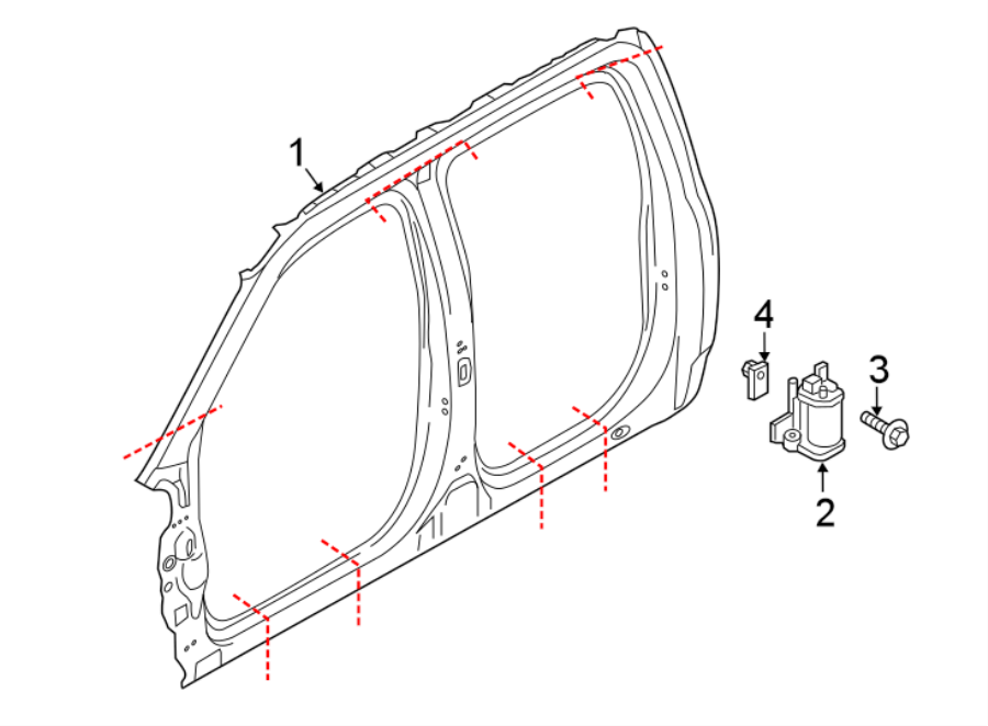 Diagram APERTURE PANEL. for your 2011 Lincoln MKZ   